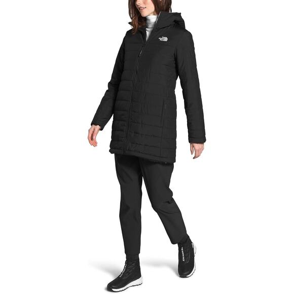 NWT The North Face Womens Mossbud Insulated Reversible Parka Jacket,Black-Sz XS - Picture 2 of 3